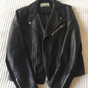 ACNE Studios Gibson black leather jacket